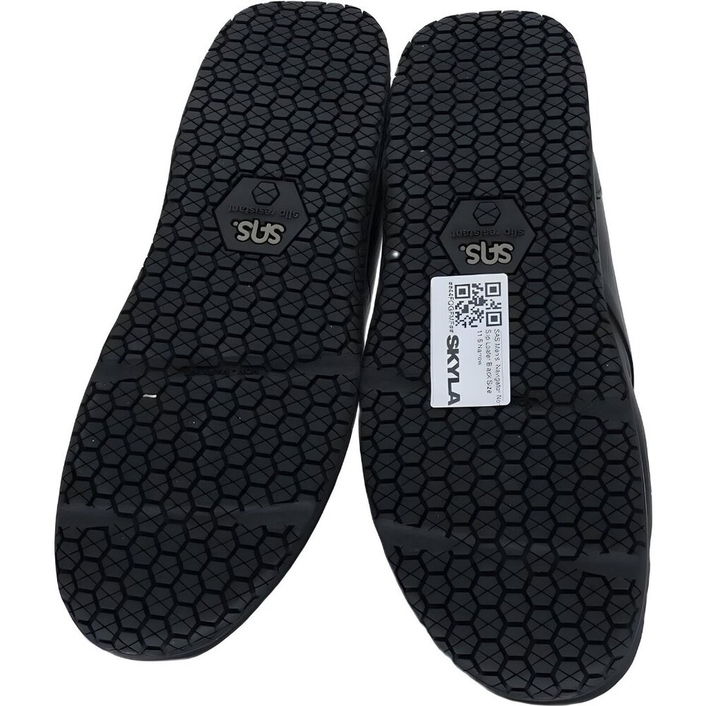 SAS Men's Black Non Slip Loafers - Size 11.5 Narrow - Picture 6 of 6